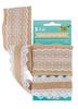 Jute ribbon with lace