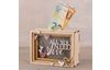 Wood building kit "Love" Money Box