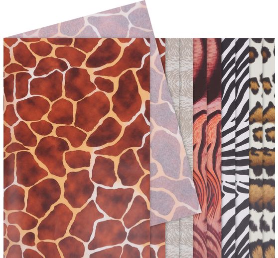 Set de papiers Décopatch VBS « animal Print », 10 feuilles