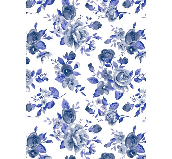 papier Décopatch " Bloomy Blue ", 3 pc.