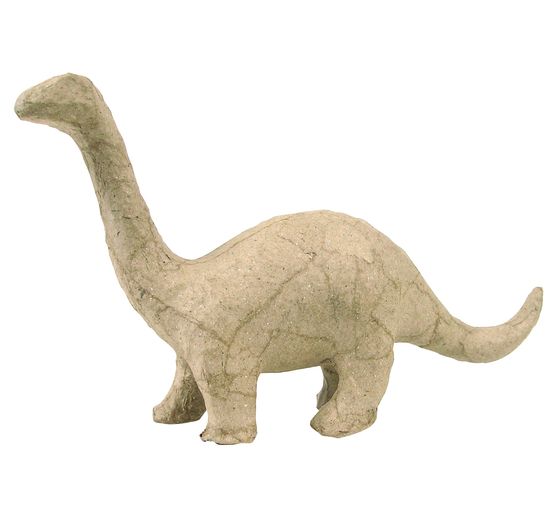 Brontosaure en papier mâché