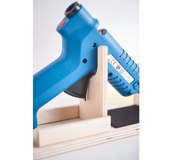 Holder for hot glue gun