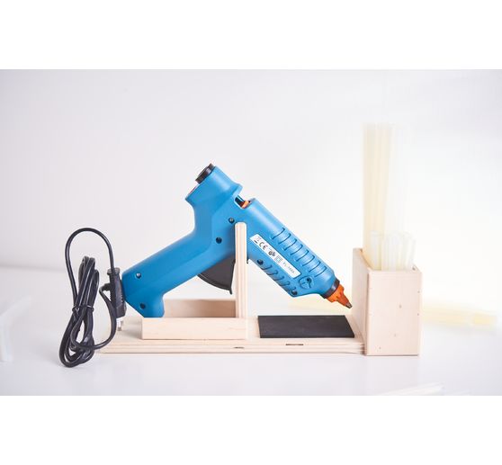 Holder for hot glue gun
