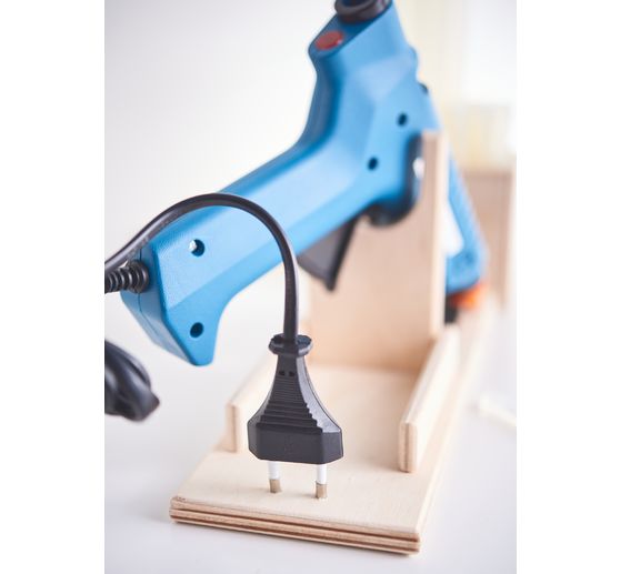 Holder for hot glue gun