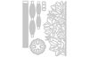 Gabarit d’estampe Sizzix Thinlits « Floral Wrap »