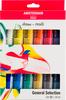 Set de peintures acryliques Talens AMSTERDAM « General Selection 12 »