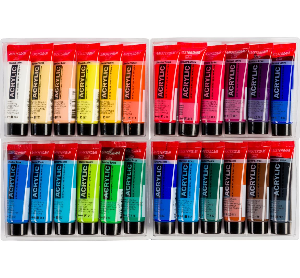 Set De 36 Tubes De Peinture Acrylique – Amsterdam (Réf. ART0005167)
