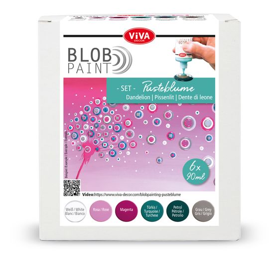 Viva Decor Blob Paint colour set "Dandelion"