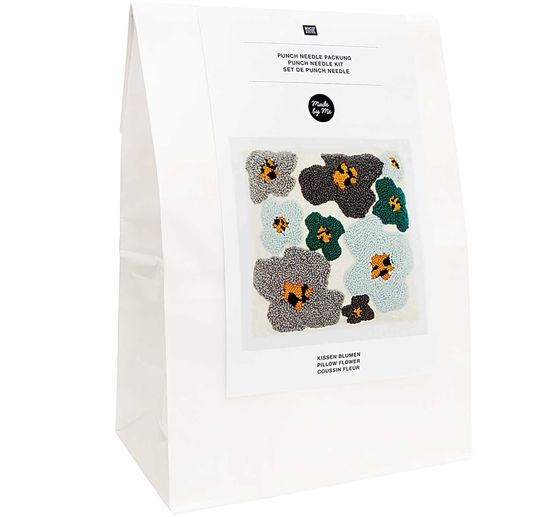 Rico Design Punch Needle Set "Pillow flowers"