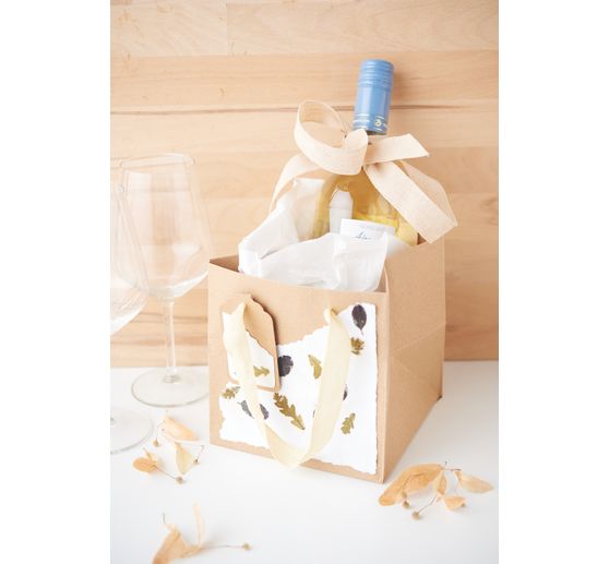 Sachet en papier kraft VBS, carré, 2 pc.