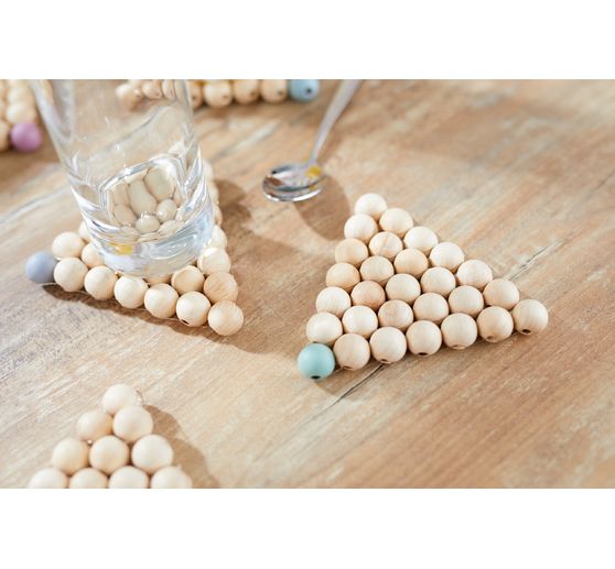 Perles en bois VBS « Ø 20 mm »