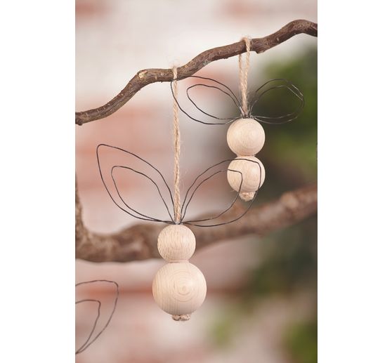 Perles en bois percées VBS « Ø 15 mm »