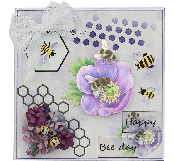 Gabarit d’estampe « Nid d’abeilles »