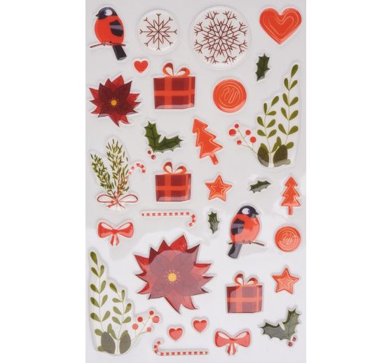 Assortiment de stickers époxy « Noël »