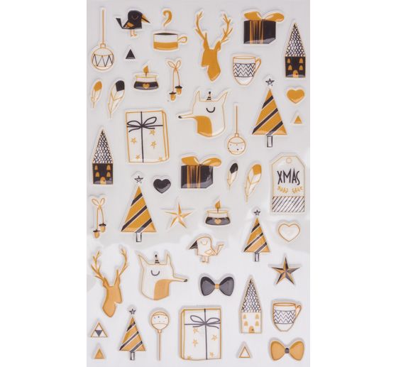 Assortiment de stickers époxy « Noël »