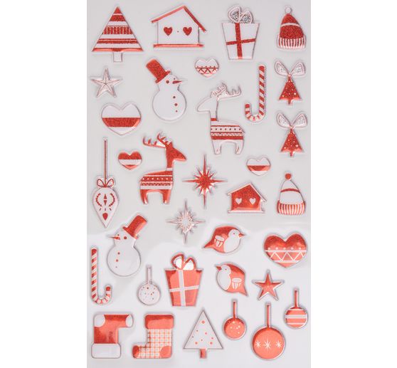 Assortiment de stickers époxy « Noël »