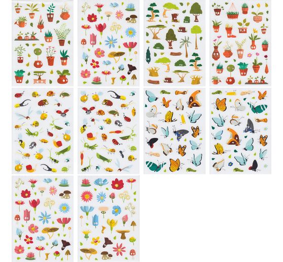 Carnet de stickers « Happy Nature », 674 pc.