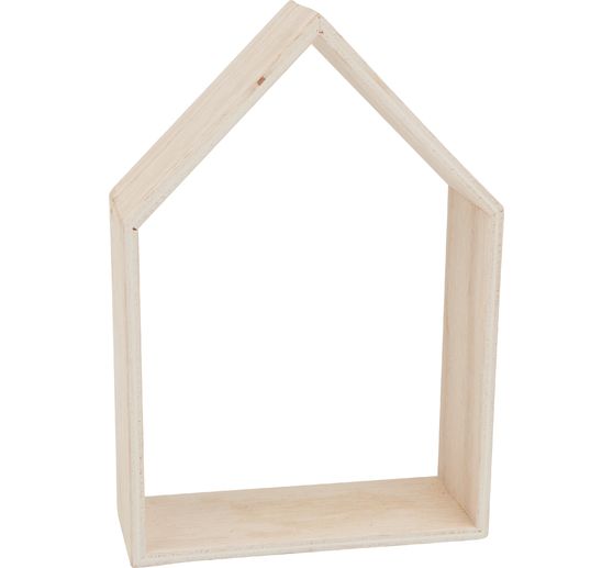 VBS Kit de construction en bois "Maison d'hiver", 9 pcs.