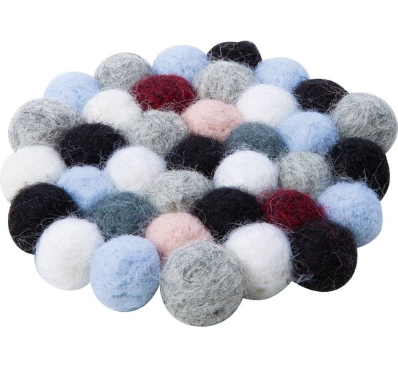 Boules en feutrine, 25 pc.