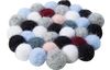 Boules en feutrine, 25 pc.