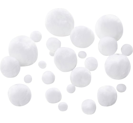 Pompons, Blanc
