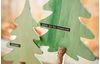 Sapin VBS « Frisco », set de 2, H 28,5 & 39 cm