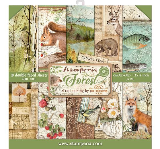 Bloc scrapbooking « Forest »