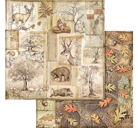 Bloc scrapbooking « Forest »