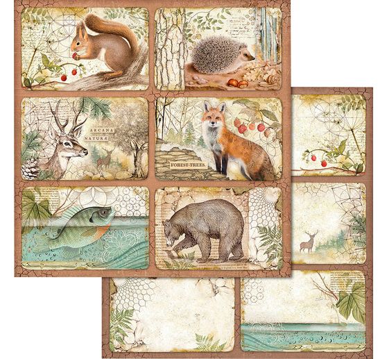 Bloc scrapbooking « Forest »
