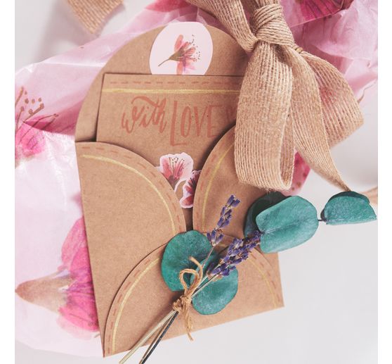 Set papier kraft VBS « Offrir »