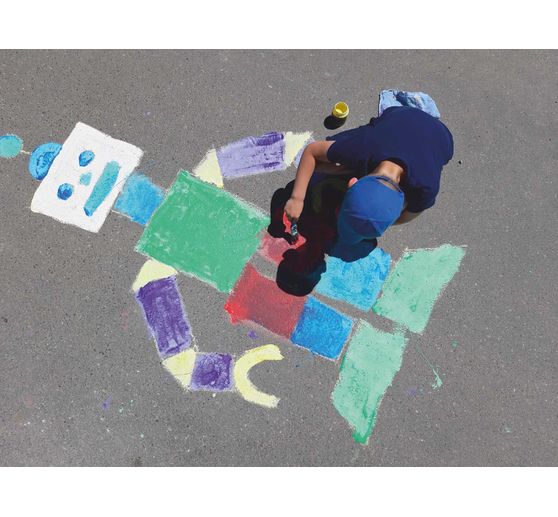 Peinture à la craie pour trottoirs KREUL « Streety »