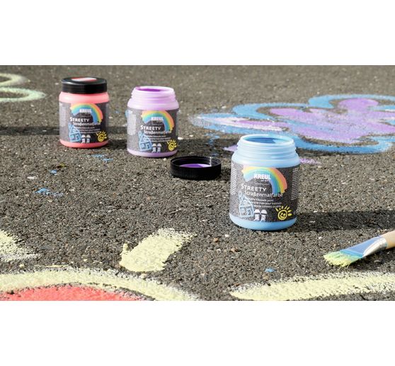 Peinture à la craie pour trottoirs KREUL « Streety »