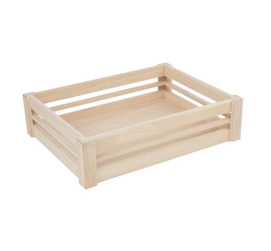 Caisses en bois VBS, plates, set de 3