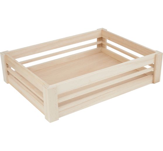 Caisses en bois VBS, plates, set de 3