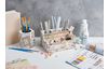 Soie de paille à motifs « Tubes de peinture et crayons »
