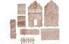 VBS Kit de construction en bois "Villa avec clôture