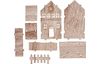 Kit de construction en bois VBS « Villa avec clôture »