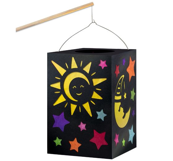 Set créatif lanterne « Soleil, lune & étoiles »