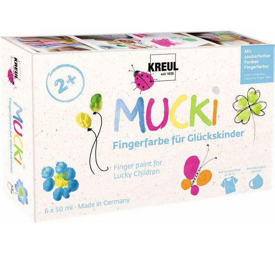 Coffret peinture au doigt MUCKI « Enfants heureux »