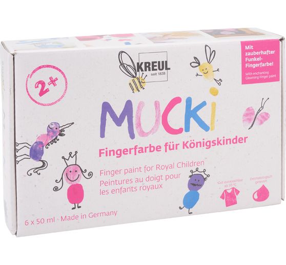 Coffret peinture au doigt MUCKI « Enfants rois »