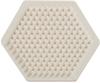 Plaque pour perles à repasser Nabbi, hexagone, 9 cm