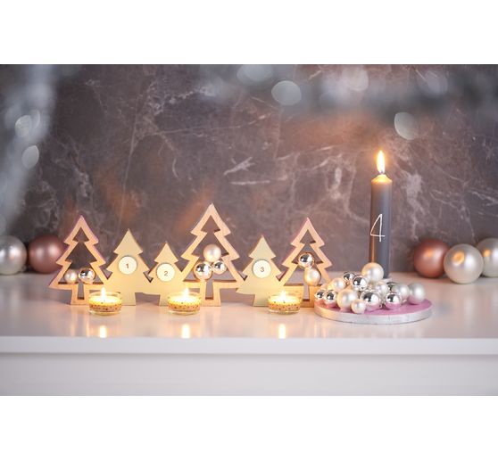 Boules de Noël en verre sur tige