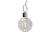 Boule de Noël LED, remplissable par le côté, Ø 8 cm