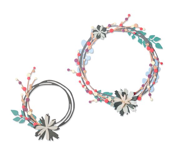 Gabarit d’estampe Sizzix Thinlits « Winter Garland »