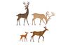 Gabarit d’estampe Sizzix Thinlits « Darling Deer by Tim Holtz »