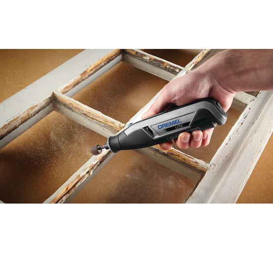 Dremel Lite 7760, 15 accessoires, outil multifonction sans fil, câble USB