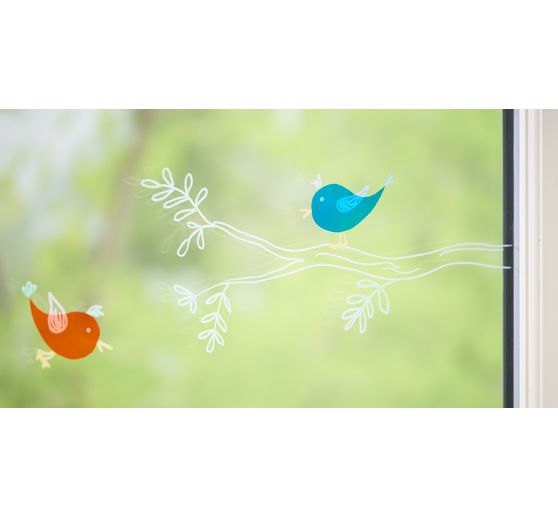 Papier vitrail adhésif, assortiment 10 couleurs