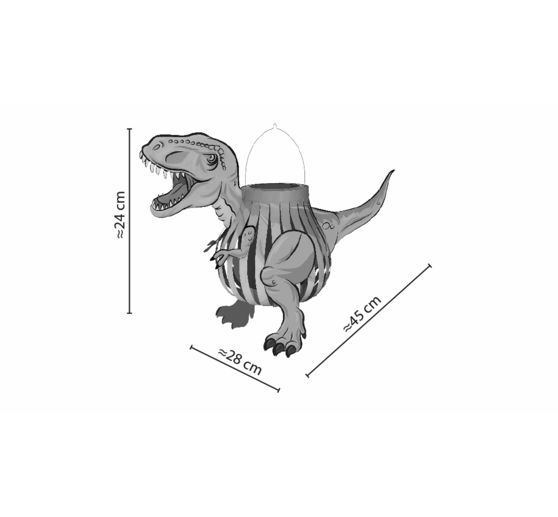 Set créatif lanterne « T-Rex »