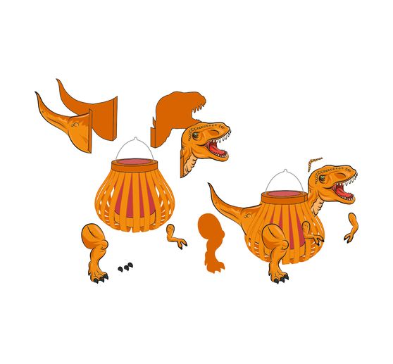 Set créatif lanterne « T-Rex »