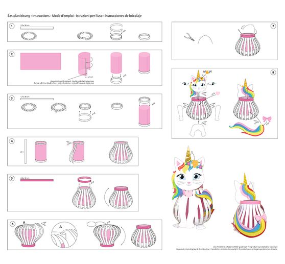Set créatif lanterne « Kittycorn »